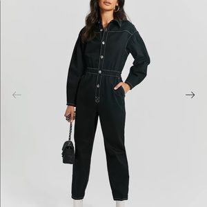 Something Navy Twill Boilersuit